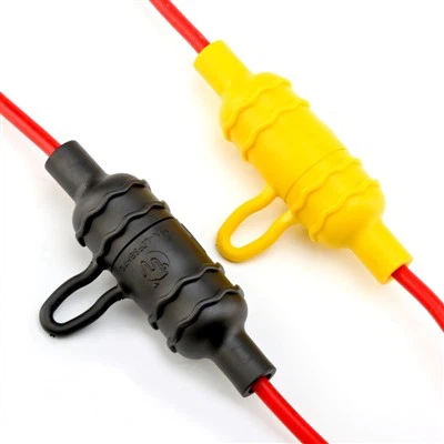 Portafusibles de tubo en línea impermeable marino